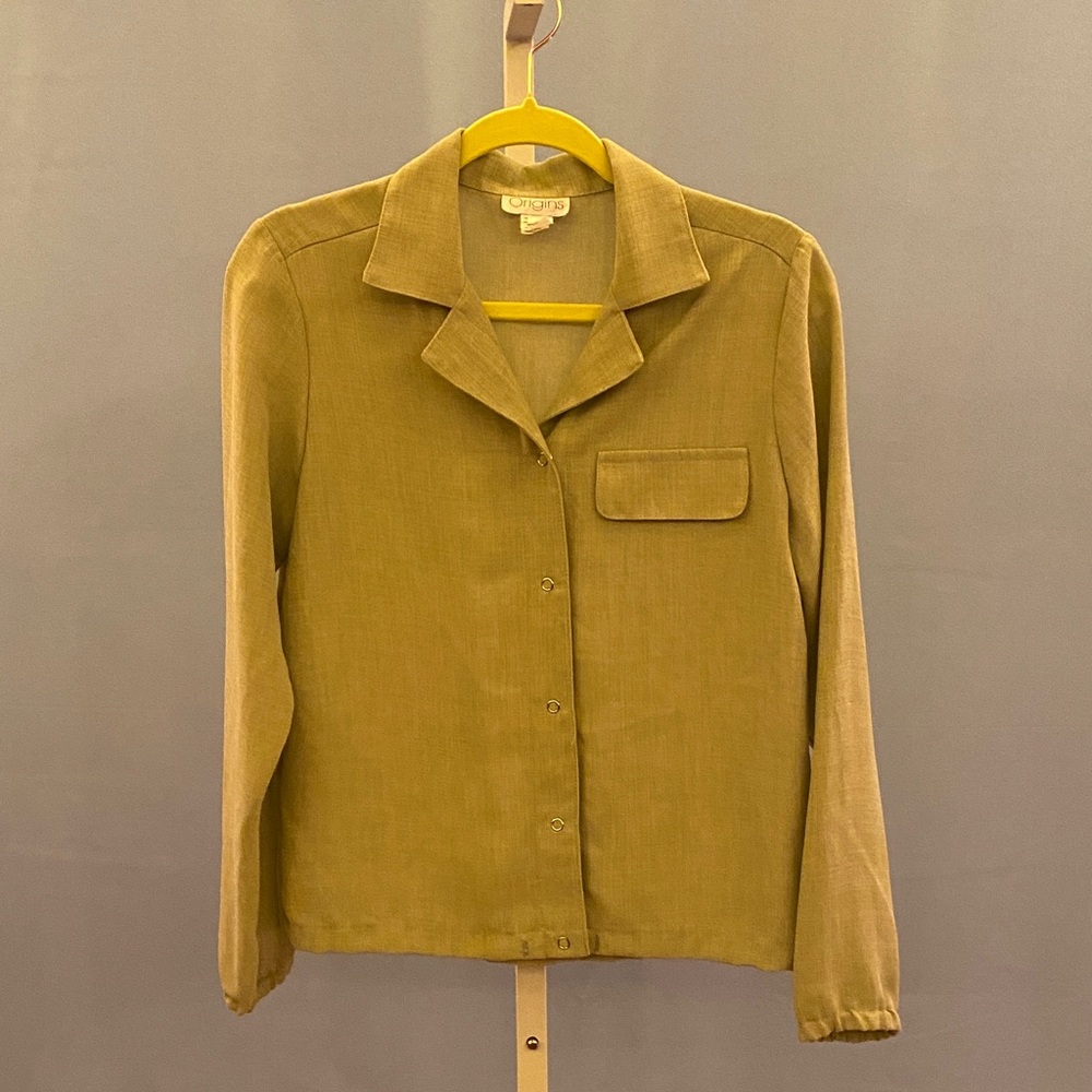 Origins Khaki Button-Down Shirt